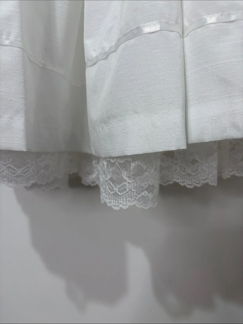 Bonnie Jean First Communion Dress Girls Size 8 Wedding Baptism Lace Ruffles Full